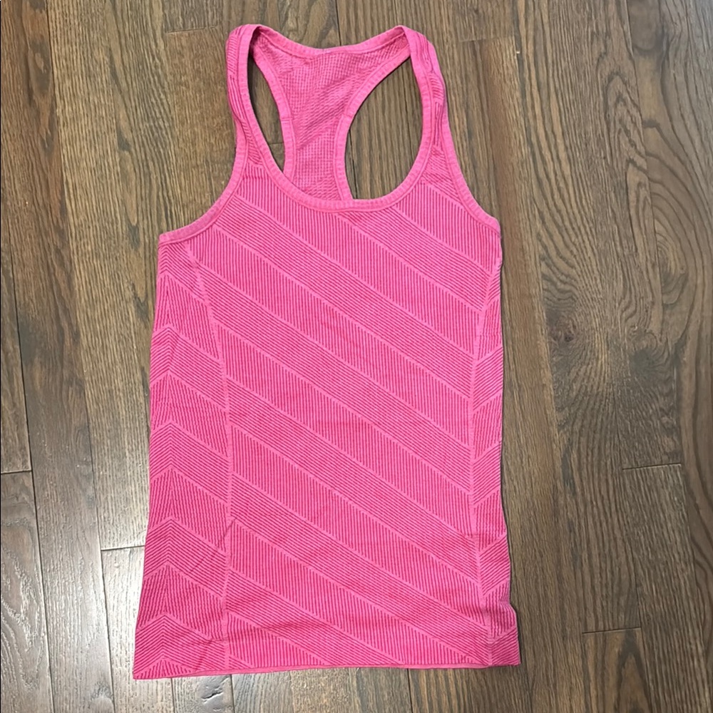 Women's Pink Racerback Tank Top
